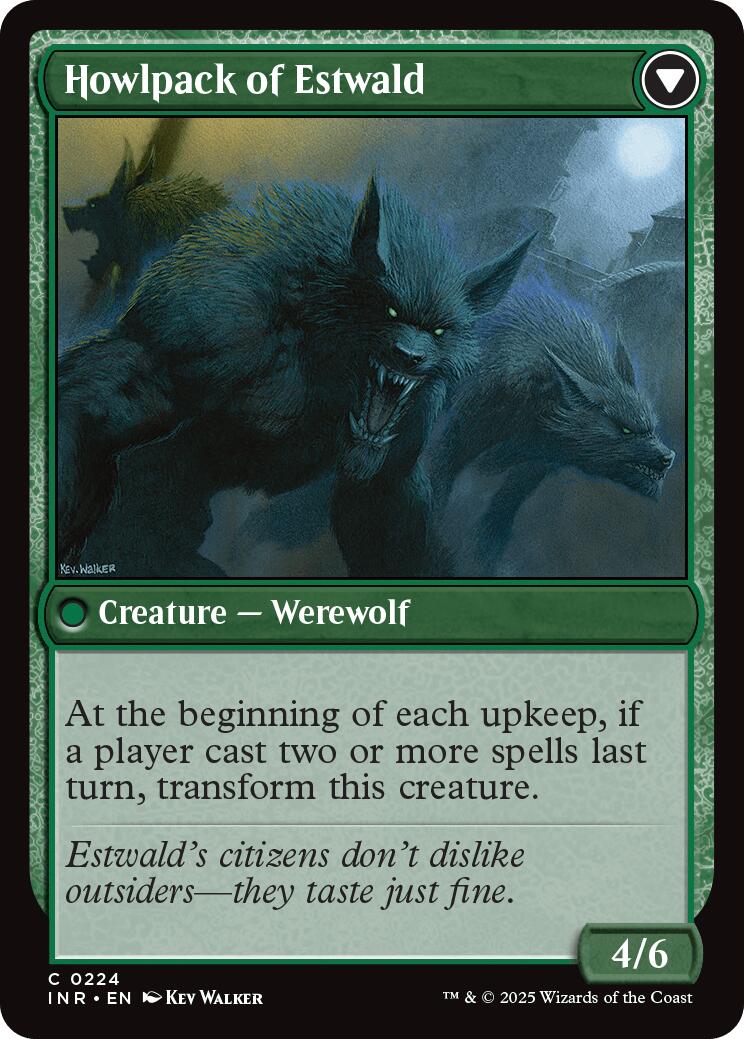 Villagers of Estwald // Howlpack of Estwald [Innistrad Remastered] | Grognard Games