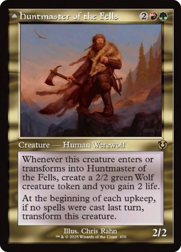 Huntmaster of the Fells (Retro Frame) [Innistrad Remastered] | Grognard Games