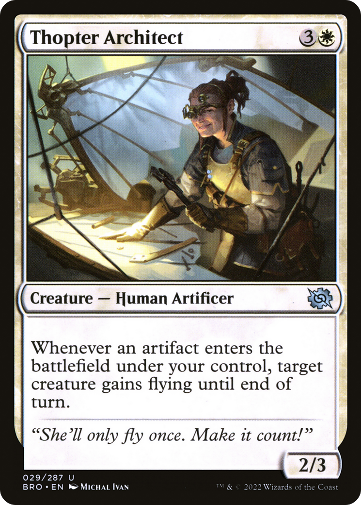 Thopter Architect [The Brothers' War] | Grognard Games