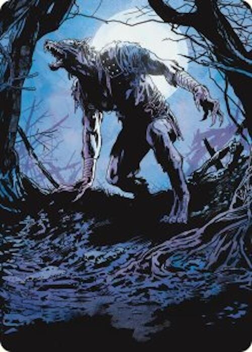 Krallenhorde Howler Art Card [Innistrad Remastered Art Series] | Grognard Games