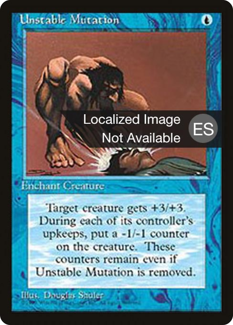 Unstable Mutation [Fourth Edition (Foreign Black Border)] | Grognard Games