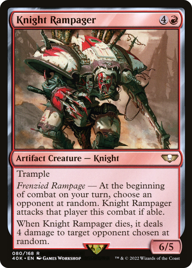 Knight Rampager [Universes Beyond: Warhammer 40,000] | Grognard Games