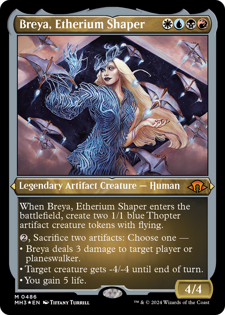 Breya, Etherium Shaper (MH3-486) - Modern Horizons 3 Foil | Grognard Games