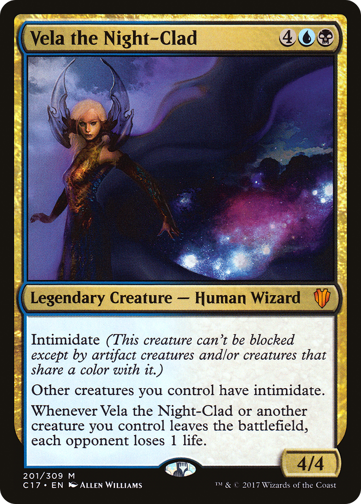 Vela the Night-Clad [Commander 2017] | Grognard Games