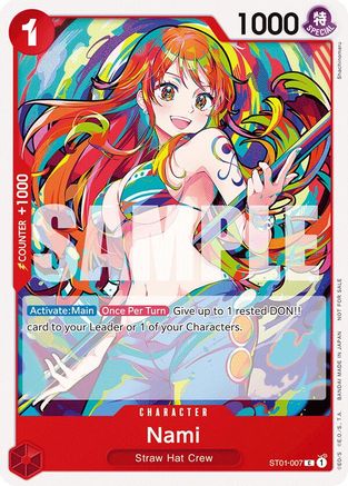 Nami (2025 New Year Event) (ST01-007) - One Piece Promotion Cards | Grognard Games