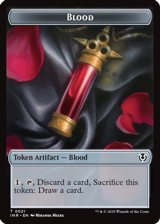 Blood // Clue Double-Sided Token (INR-21 // 22) - Innistrad Remastered | Grognard Games