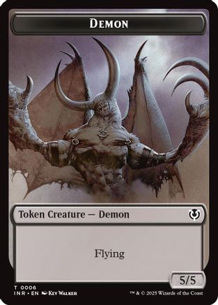Demon // Human Cleric Double-Sided Token (INR-6 // 19) - Innistrad Remastered | Grognard Games