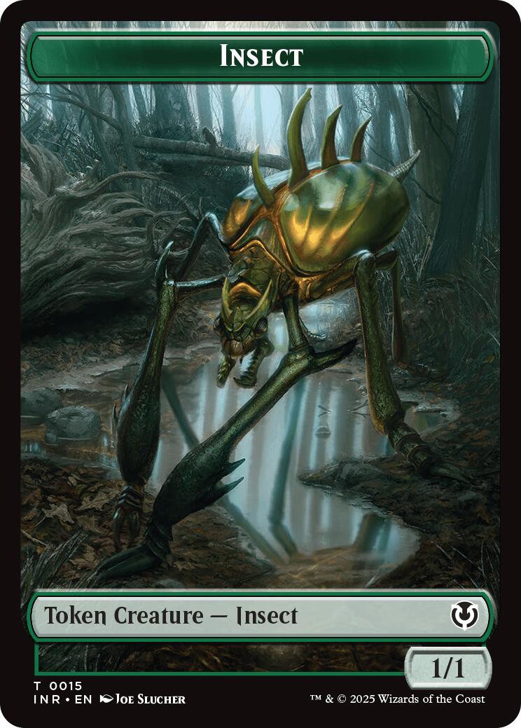 Insect // Spider Double-Sided Token [Innistrad Remastered Tokens] | Grognard Games