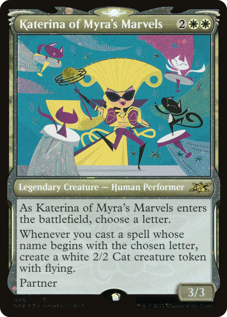 Katerina of Myra's Marvels (Showcase) (Galaxy Foil) [Unfinity] | Grognard Games