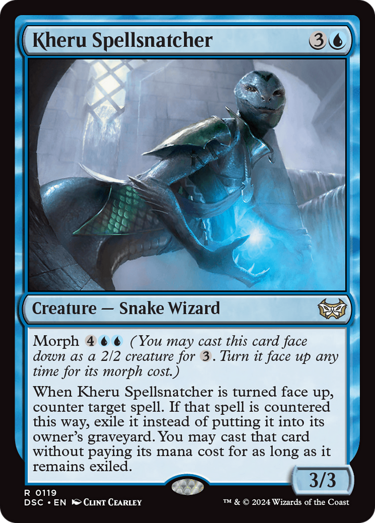 Kheru Spellsnatcher [Duskmourn: House of Horror Commander] | Grognard Games