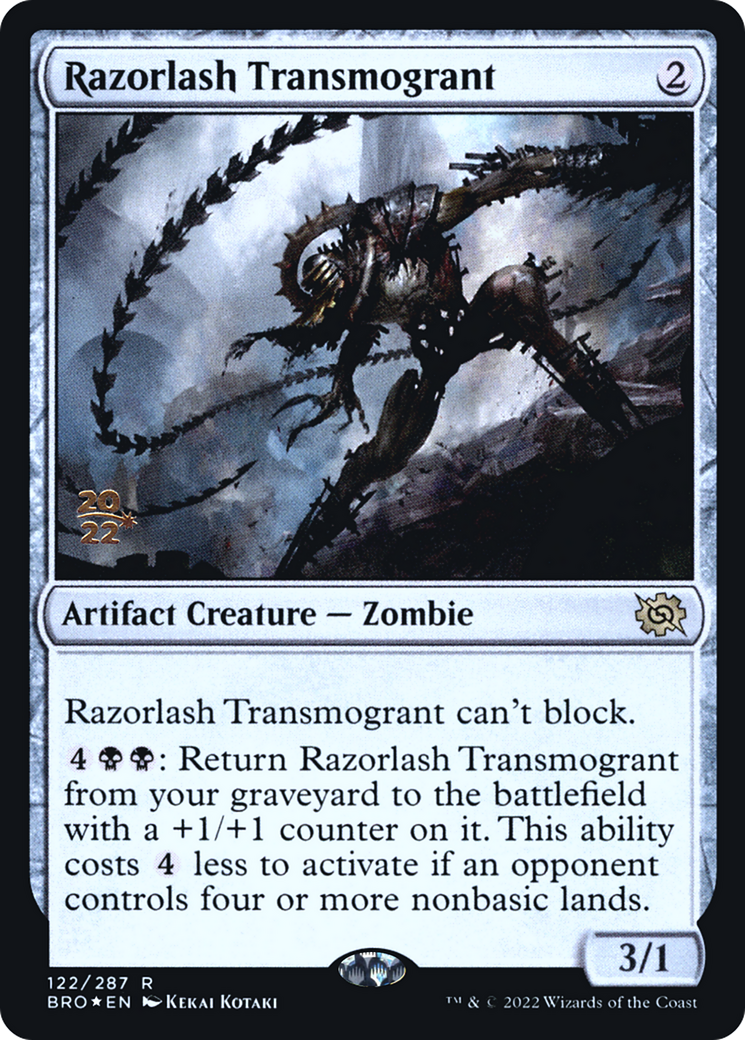 Razorlash Transmogrant [The Brothers' War: Prerelease Promos] | Grognard Games
