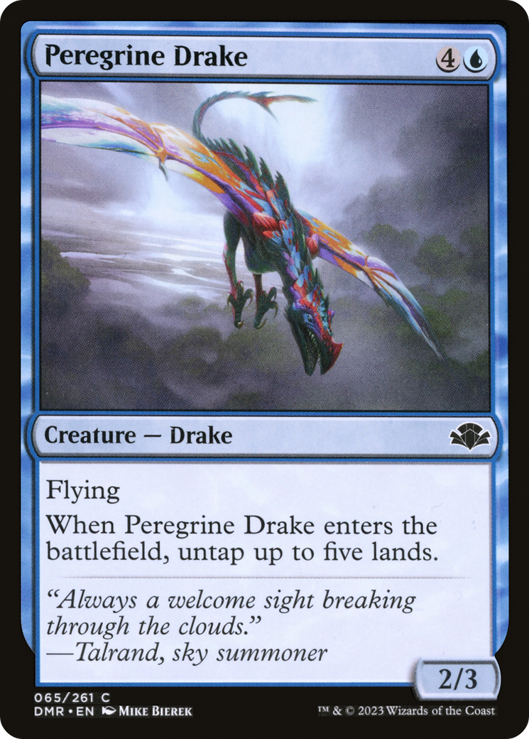 Peregrine Drake [Dominaria Remastered] | Grognard Games