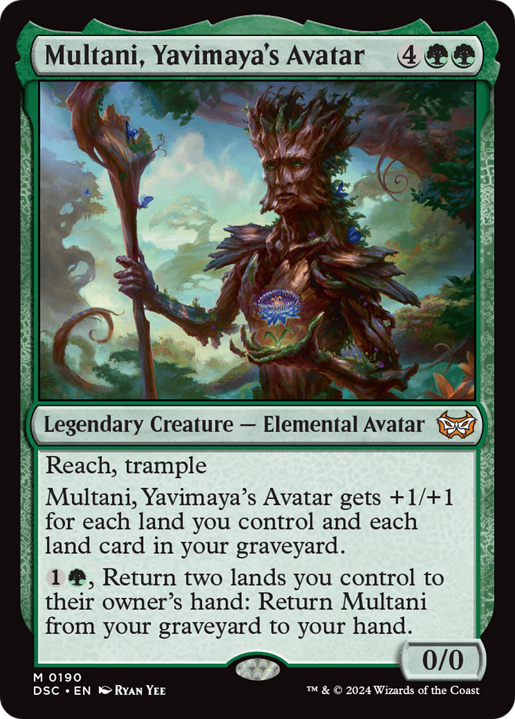 Multani, Yavimaya's Avatar [Duskmourn: House of Horror Commander] | Grognard Games