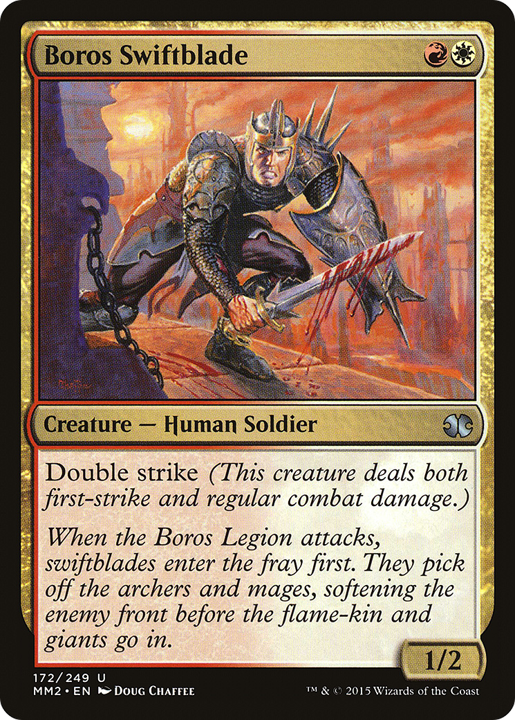 Boros Swiftblade [Modern Masters 2015] | Grognard Games