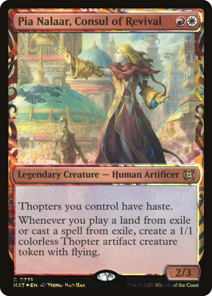 Pia Nalaar, Consul of Revival (Showcase Halo Foil) [March of the Machine: The Aftermath] | Grognard Games