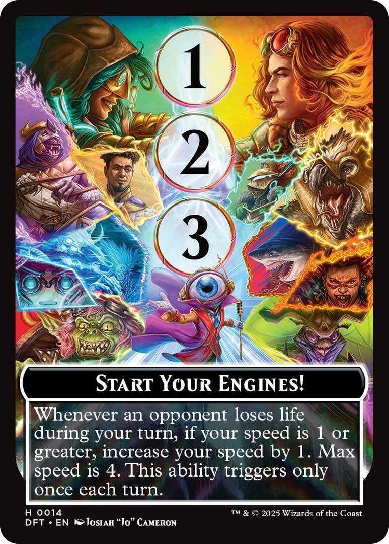 Start Your Engines! // Max Speed [Aetherdrift Tokens] | Grognard Games