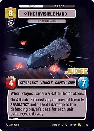 The Invisible Hand - Imposing Flagship (1/2) (1/2) [Judge Promos] | Grognard Games