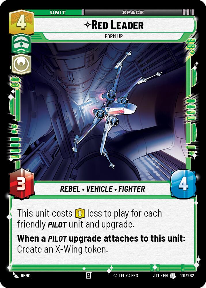 Red Leader - Form Up (101/262) (101/257) [Jump to Lightspeed] | Grognard Games