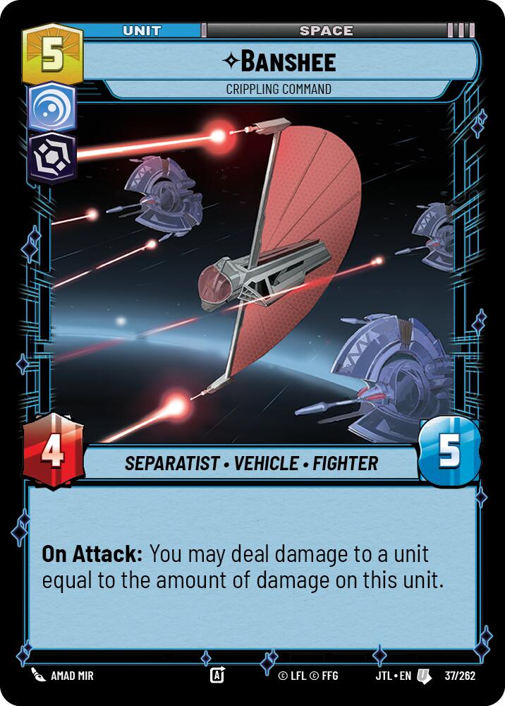 Banshee - Crippling Command (037/262) (037/257) [Jump to Lightspeed] | Grognard Games