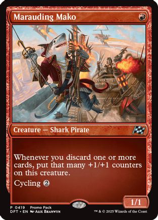 Marauding Mako (PPDFT-419) - Promo Pack: Aetherdrift | Grognard Games