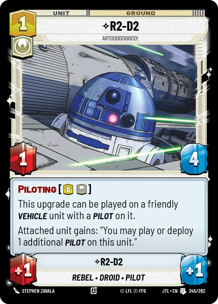 R2-D2 - Artooooooooo! (245/262) (245/257) [Jump to Lightspeed] | Grognard Games
