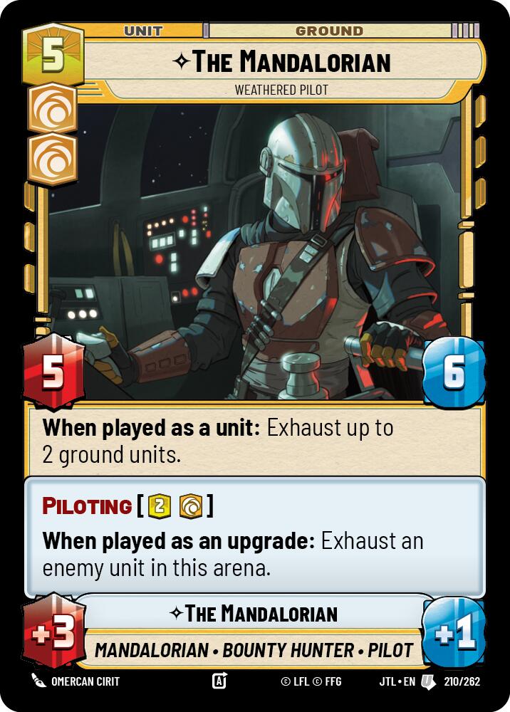 The Mandalorian - Weathered Pilot (210/262) (210/257) [Jump to Lightspeed] | Grognard Games