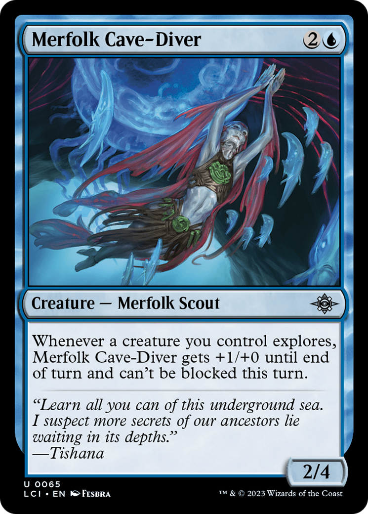 Merfolk Cave-Diver [The Lost Caverns of Ixalan] | Grognard Games