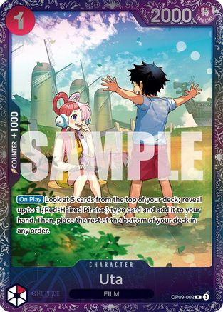 Uta (Treasure Cup 2025) (OP09-002) - One Piece Promotion Cards Foil | Grognard Games