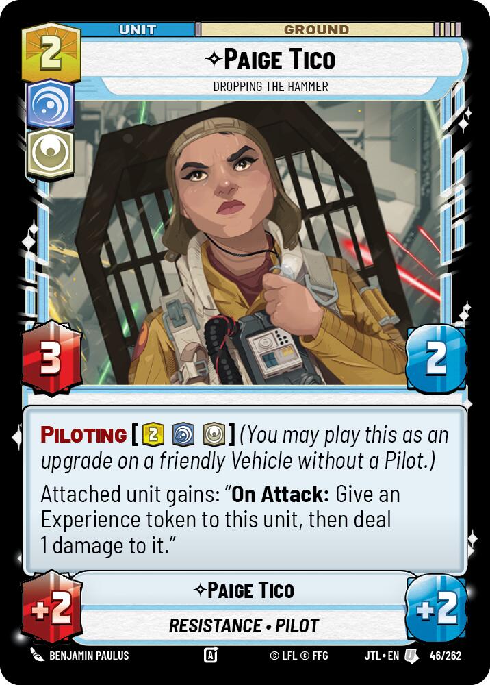 Paige Tico - Dropping the Hammer (046/262) (046/257) [Jump to Lightspeed] | Grognard Games