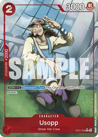 Usopp (Parallel) (ST21-002) - Starter Deck EX: Gear 5 Foil | Grognard Games