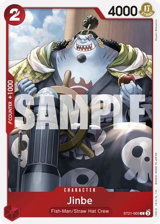 Jinbe (ST21-005) - Starter Deck EX: Gear 5 Foil | Grognard Games