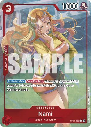 Nami (Parallel) (ST21-009) - Starter Deck EX: Gear 5 Foil | Grognard Games