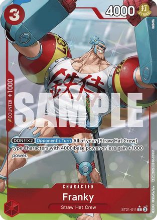 Franky (Parallel) (ST21-011) - Starter Deck EX: Gear 5 Foil | Grognard Games
