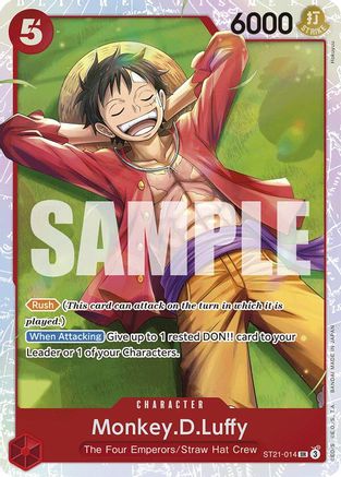 Monkey.D.Luffy (014) (ST21-014) - Starter Deck EX: Gear 5 Foil | Grognard Games