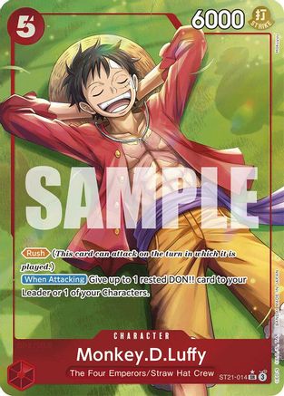 Monkey.D.Luffy (014) (Parallel) (ST21-014) - Starter Deck EX: Gear 5 Foil | Grognard Games