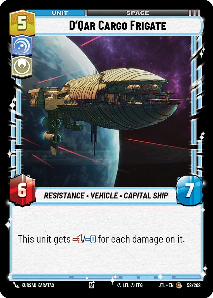 D'Qar Cargo Frigate (52/252) (52/252) [Jump to Lightspeed] | Grognard Games