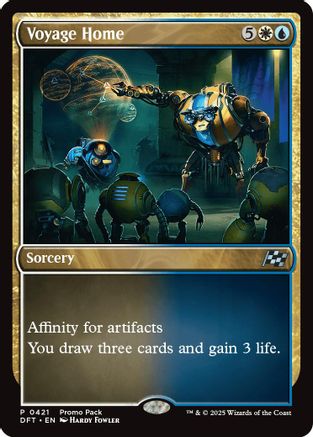 Voyage Home (PPDFT-421) - Promo Pack: Aetherdrift Foil | Grognard Games