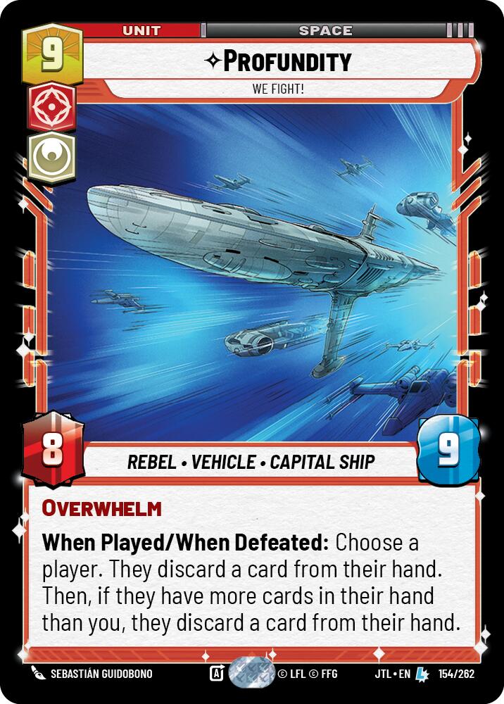 Profundity - We Fight! (154/262) (154/257) [Jump to Lightspeed] | Grognard Games