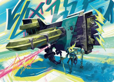 Salvation Engine Art Card (Gold-Stamped Signature) (AADFT-036) - Art Series: Aetherdrift | Grognard Games