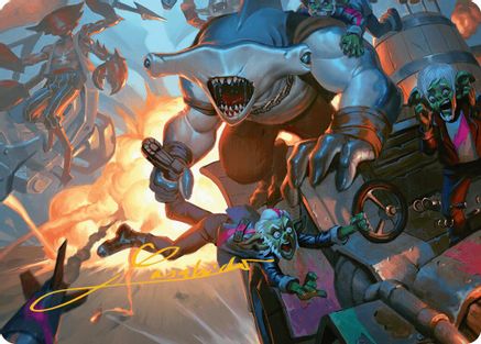 Trade the Helm Art Card (Gold-Stamped Signature) (AADFT-025) - Art Series: Aetherdrift | Grognard Games