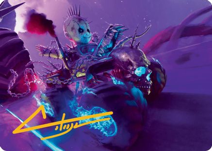 Pactdoll Terror Art Card (Gold-Stamped Signature) (AADFT-021) - Art Series: Aetherdrift | Grognard Games