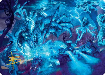 The Speed Demon Art Card (Gold-Stamped Signature) (AADFT-018) - Art Series: Aetherdrift | Grognard Games