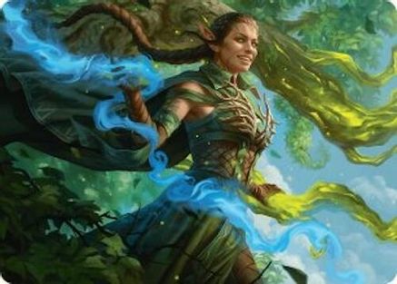 Nissa, Worldsoul Speaker Art Card (AADFT-031) - Art Series: Aetherdrift | Grognard Games