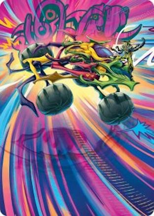 Thunderous Velocipede Art Card (AADFT-043) - Art Series: Aetherdrift | Grognard Games