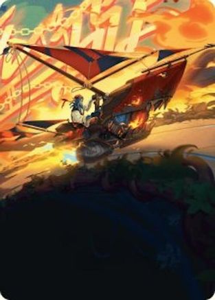 Boosted Sloop Art Card (AADFT-047) - Art Series: Aetherdrift | Grognard Games