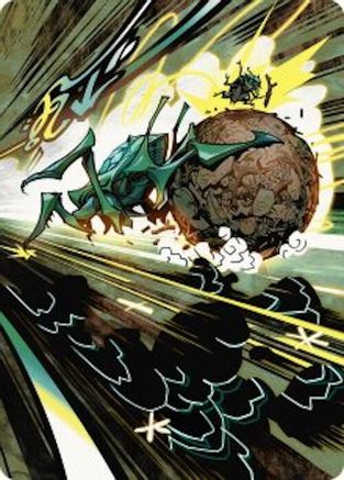 Debris Beetle Art Card (AADFT-045) - Art Series: Aetherdrift | Grognard Games