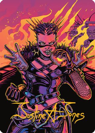 Far Fortune, End Boss Art Card (2/54) (Gold-Stamped Signature) (AADFT-002) - Art Series: Aetherdrift | Grognard Games