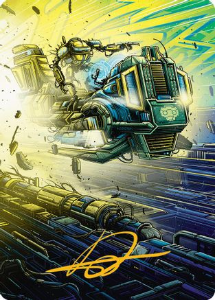 Guidelight Pathmaker Art Card (Gold-Stamped Signature) (AADFT-046) - Art Series: Aetherdrift | Grognard Games