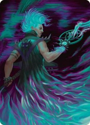 Winter, Cursed Rider Art Card (AADFT-007) - Art Series: Aetherdrift | Grognard Games
