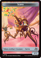 Servo // Thopter (0009) Double-Sided Token [Aetherdrift Tokens] | Grognard Games